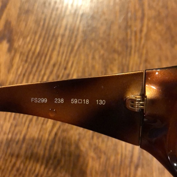 Fendi sunglasses model FS299 brown authentic - Picture 4 of 9